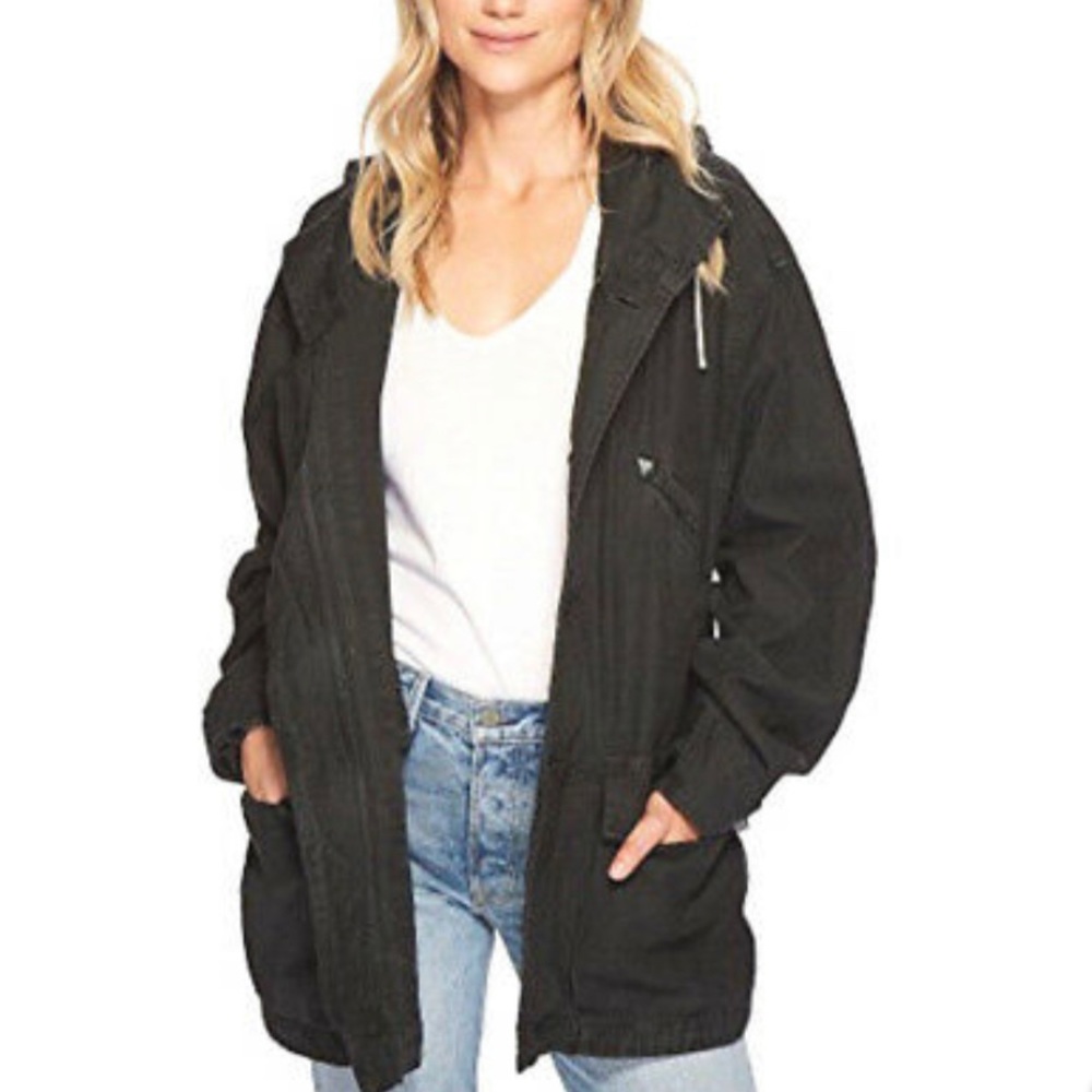 Free People Joshua Tree Utility Hooded Jacket M/L